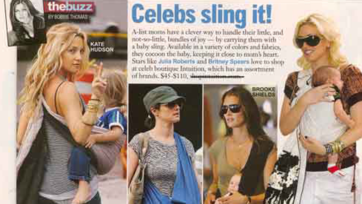 アメリカのベビースリング