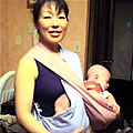 ベビー スリングの愛用者