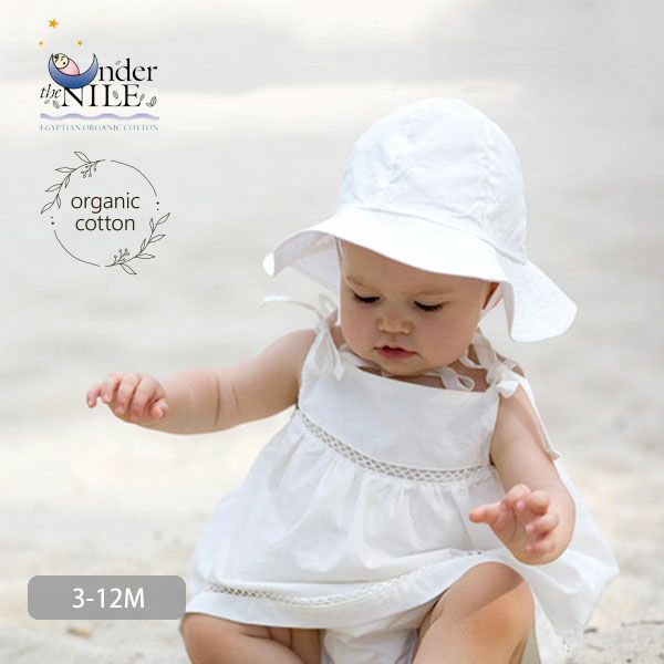 オーガニックコットン ベビー サンハット
