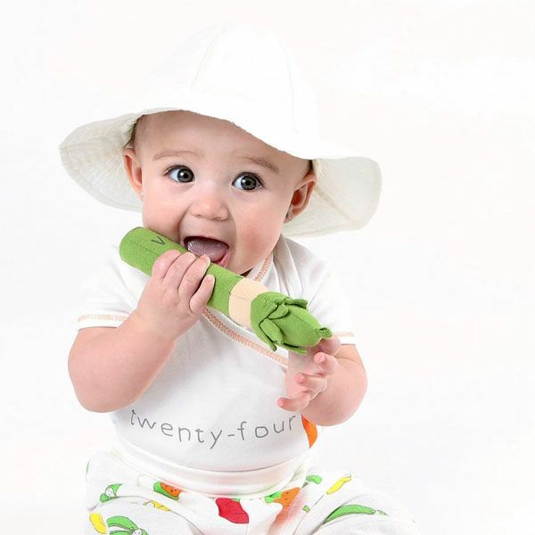 オーガニックコットン ベビー サンハット