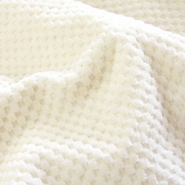 オーガニックコットン 薄手市松綿毛布 (140×200)
