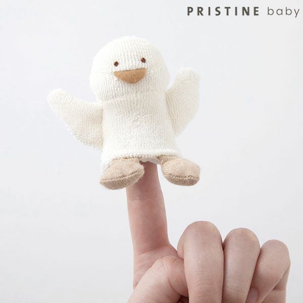 SALE／30%OFF】 オーガニックコットン 指人形アヒル | オーガニック