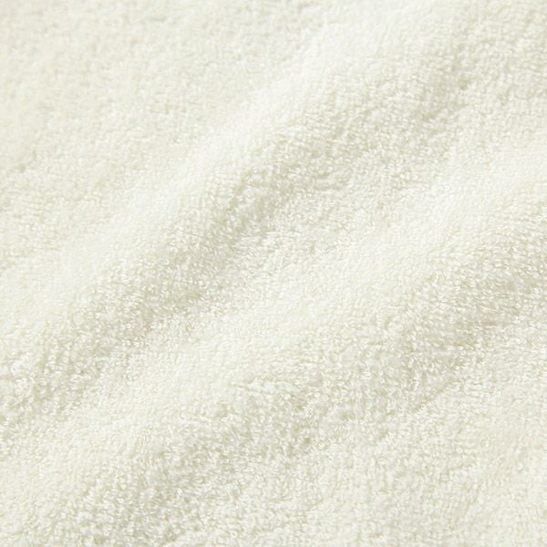 オーガニックコットン レース付ミニタオルハンカチ ナチュラル