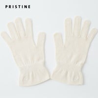 オーガニックコットン 刺繍付き保湿手袋