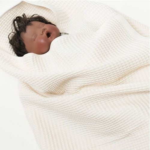 オーガニックコットン ワッフルバスタオル77×144