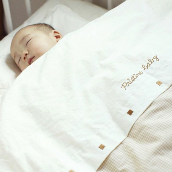 オーガニックコットン ベビー組み布団セット ナチュラル