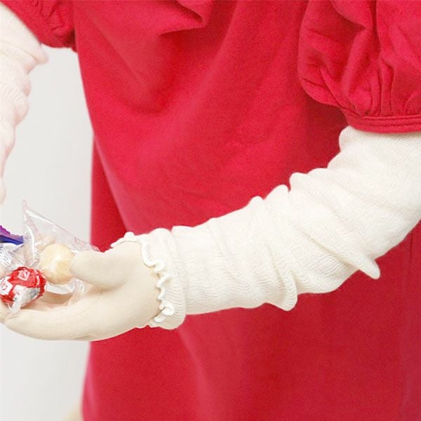 オーガニックコットン レッグ＆アームウォーマー ナチュラル