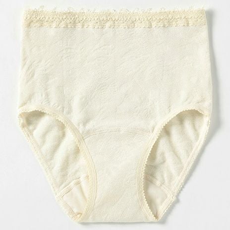 オーガニックコットン レーシーサニタリーショーツ