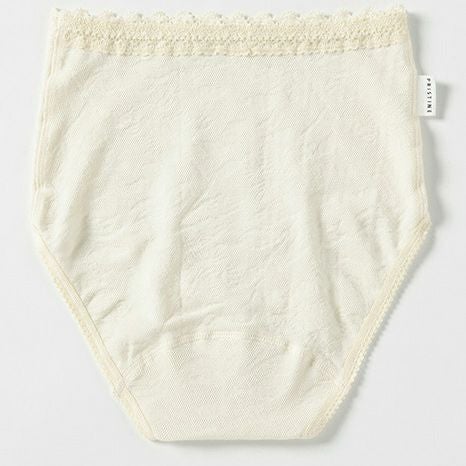 オーガニックコットン レーシーサニタリーショーツ