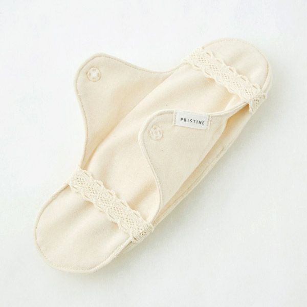 オーガニックコットン 布ナプキン（防水ホルダー＆パッド）ナチュラル
