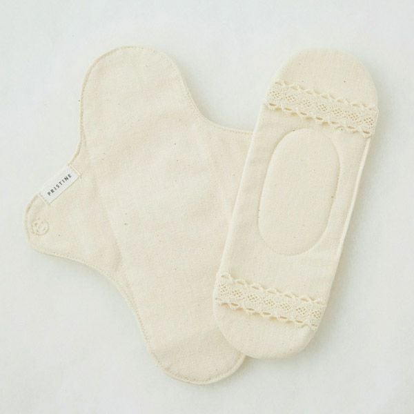 オーガニックコットン 布ナプキン（防水ホルダー＆パッド）ナチュラル