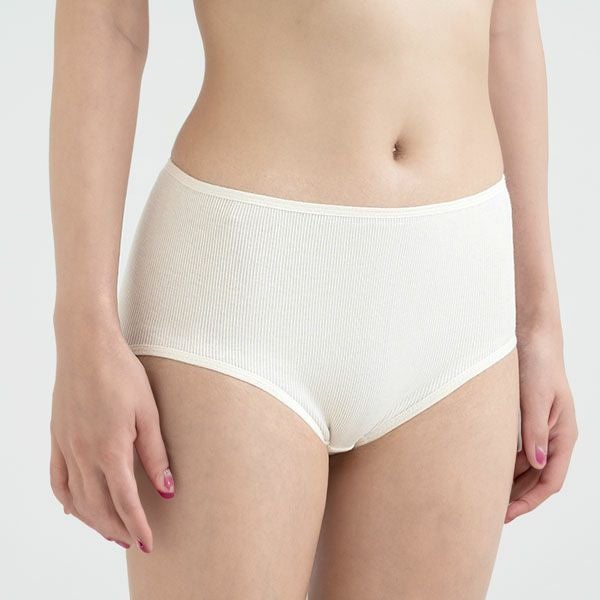 オーガニックコットン テレコショーツ ナチュラル M