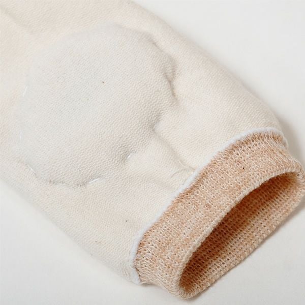 オーガニックコットン ひざあてサポーター ナチュラル