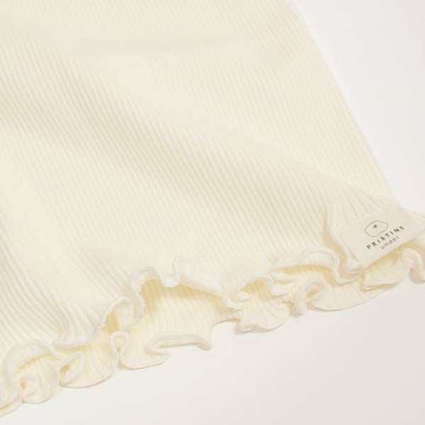 オーガニックコットン カップ付テレコキャミソール