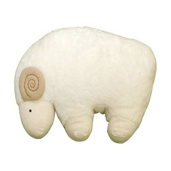 オーガニックコットン ひつじクッション ナチュラル