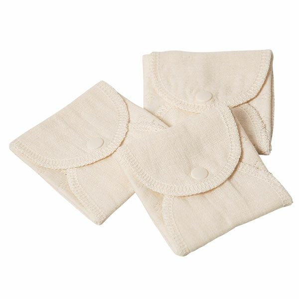 オーガニックコットン パンティライナー エアニット×ガーゼ 3枚セット