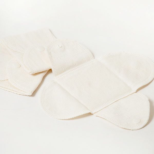 オーガニックコットン パンティライナー エアニット×ガーゼ 3枚セット