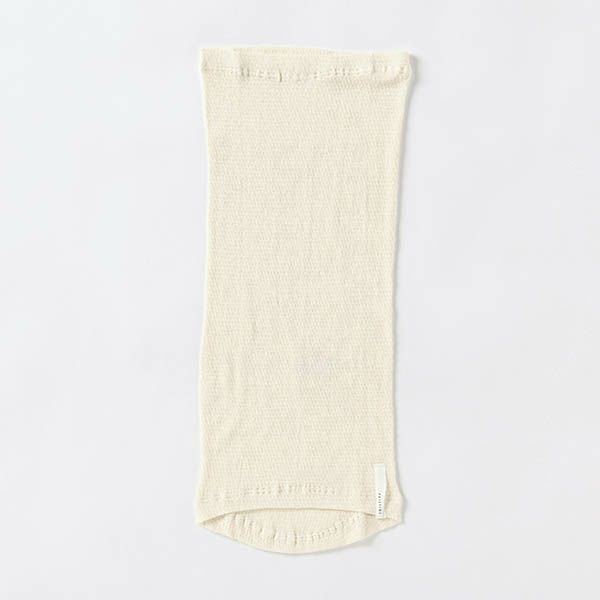 オーガニックコットン 薄手テレコ腹巻 ナチュラル ML