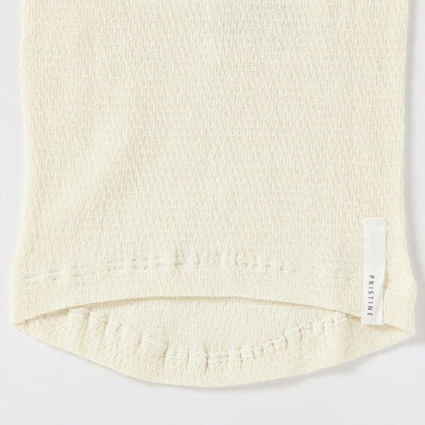 オーガニックコットン 薄手テレコ腹巻 ナチュラル ML