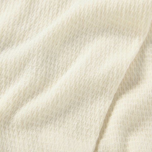 オーガニックコットン 薄手テレコ腹巻 ナチュラル ML