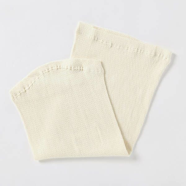 オーガニックコットン 薄手テレコ腹巻 ナチュラル ML