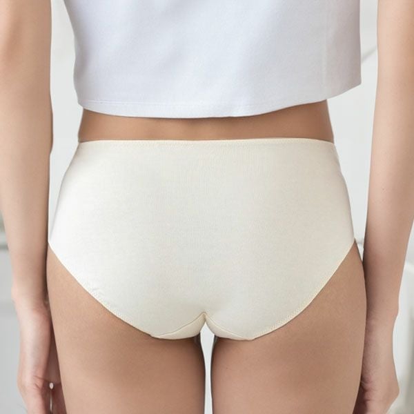 オーガニックコットン エンブロイダリーレースショーツ