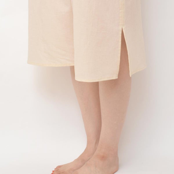 オーガニックコットン ちりめんペチパンツ M