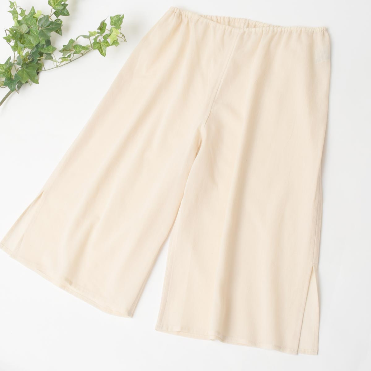 オーガニックコットン ちりめんペチパンツ M