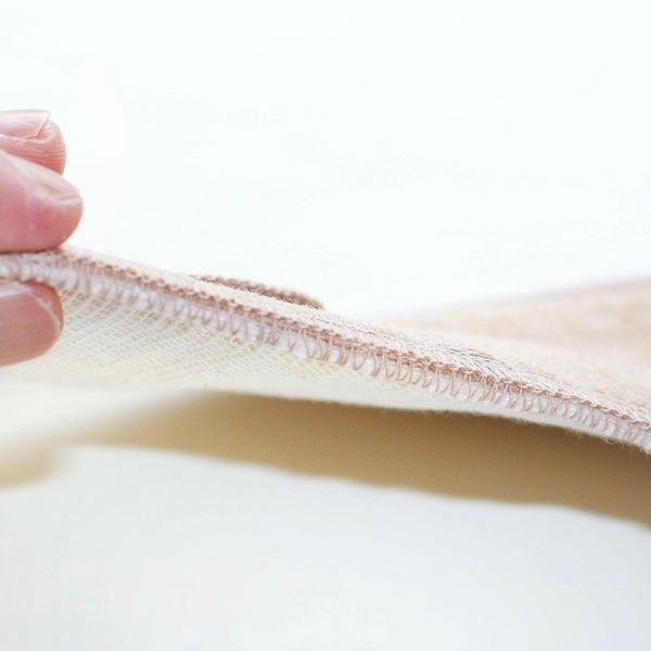 オーガニックコットン 布ナプキン羽根付大2枚セット ブラウン