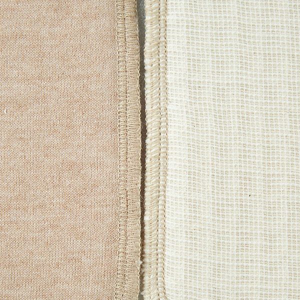 オーガニックコットン 布ナプキン羽根付大2枚セット ブラウン