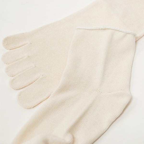 オーガニックコットン＆シルク 冷えとり5本指ソックス