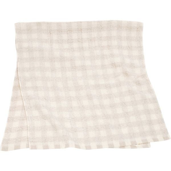 オーガニックコットン フローズンチェック バスタオル 62×130