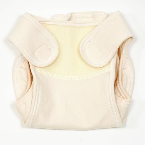 オーガニックコットン スムースおむつカバー外ベルトタイプ
