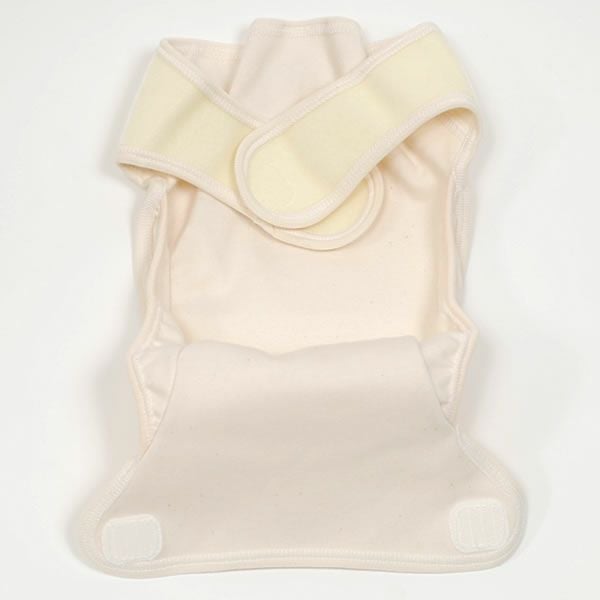 オーガニックコットン スムースおむつカバー内ベルトタイプ