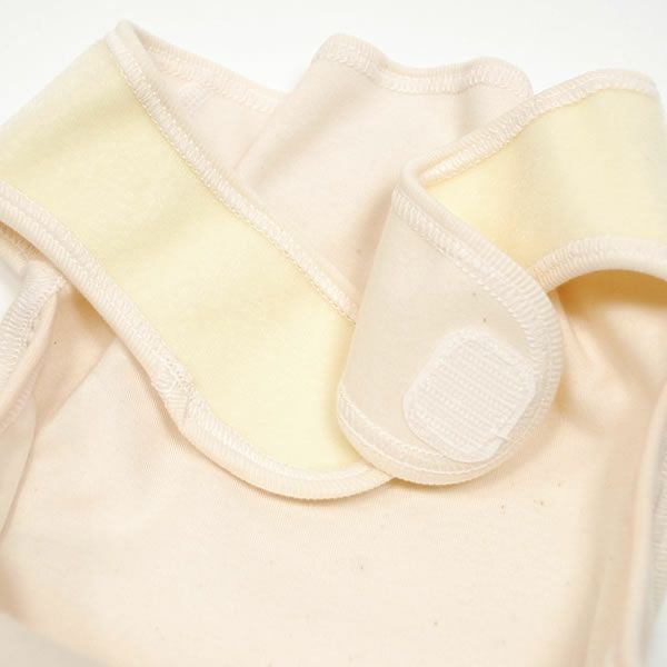 オーガニックコットン スムースおむつカバー内ベルトタイプ