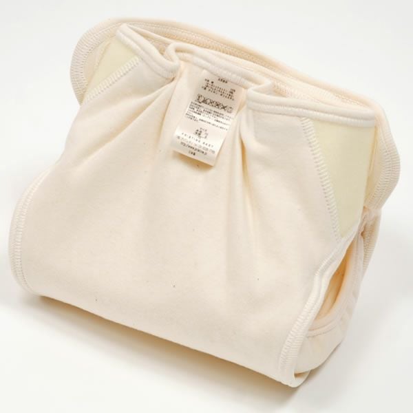 オーガニックコットン スムースおむつカバー内ベルトタイプ