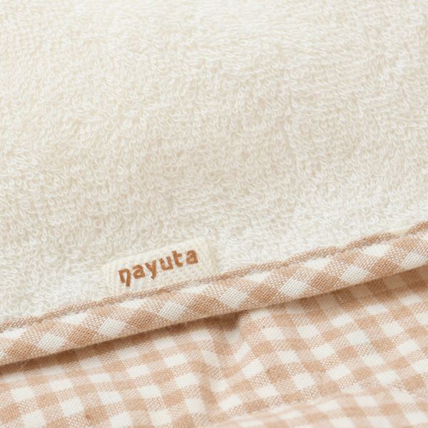 オーガニックコットン 被り型よだれ掛 アイボリー