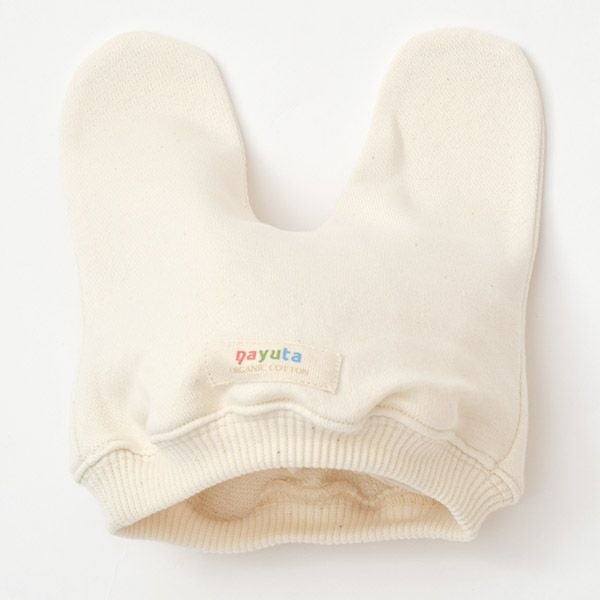 オーガニックコットン ベビーキャップ11301 アイボリー