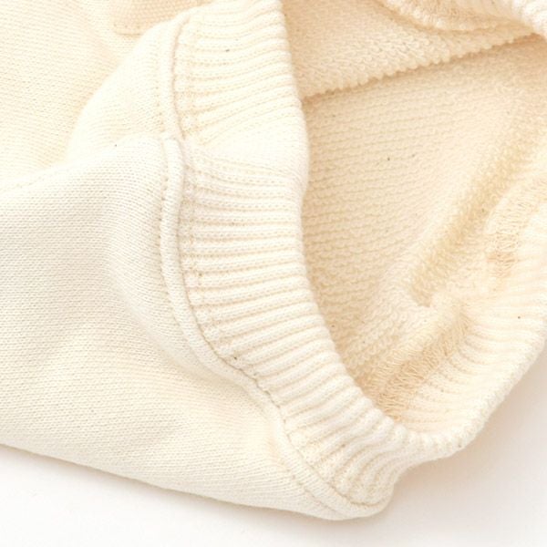 オーガニックコットン ベビーキャップ11301 アイボリー