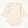 オーガニックコットン ベビー長袖ロンパース