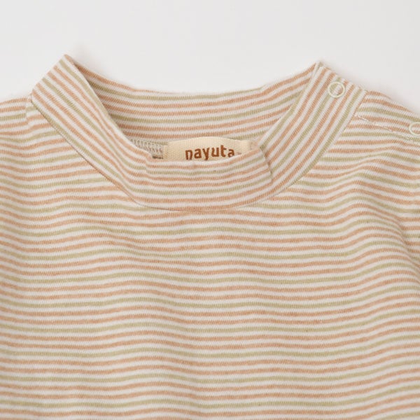 オーガニックコットン ベビー＆キッズ長袖ハイネックシャツ