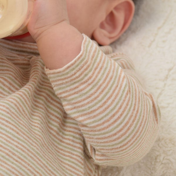 オーガニックコットン ベビー＆キッズ長袖ハイネックシャツ