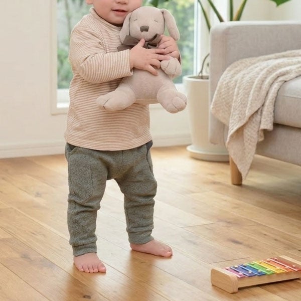 オーガニックコットン ベビー＆キッズ長袖ハイネックシャツ