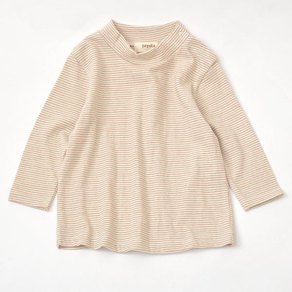 オーガニックコットン ベビー＆キッズ長袖ハイネックシャツ