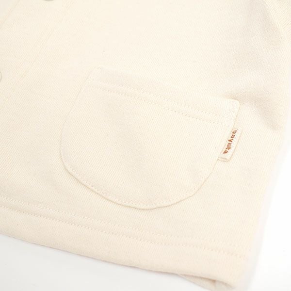 オーガニックコットン ベビー＆キッズ裏毛カーディガン