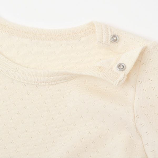 オーガニックコットン ベビー半袖ボディースーツ