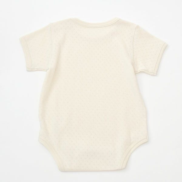 オーガニックコットン ベビー半袖ボディースーツ
