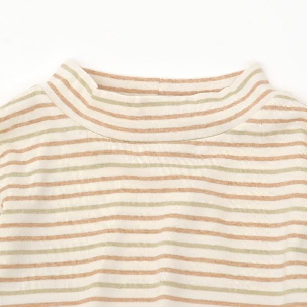 オーガニックコットン ベビー＆キッズ長袖ハイネックシャツ