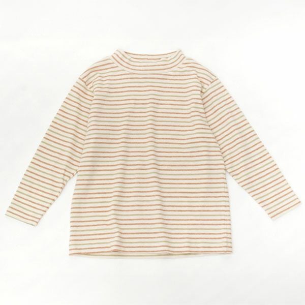 オーガニックコットン ベビー＆キッズ長袖ハイネックシャツ