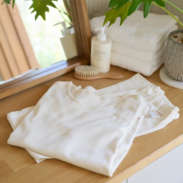 オーガニックコットン レディース ロングスリーブシャツ（薄手）